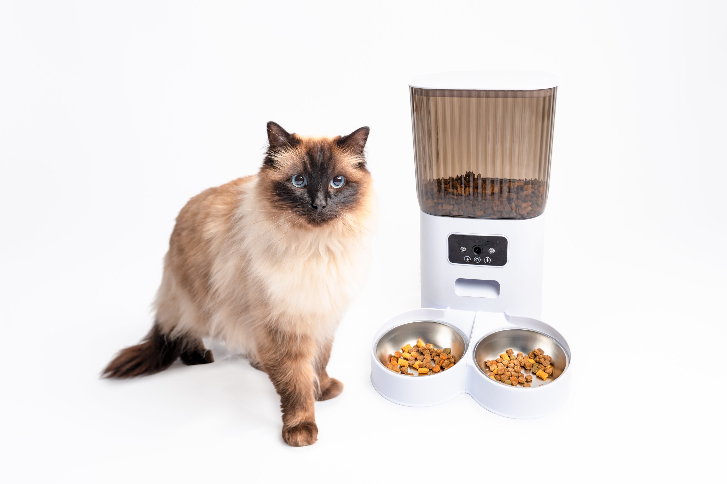Smart Cat Feeder - 5L Capacity with HD Camera & App Control