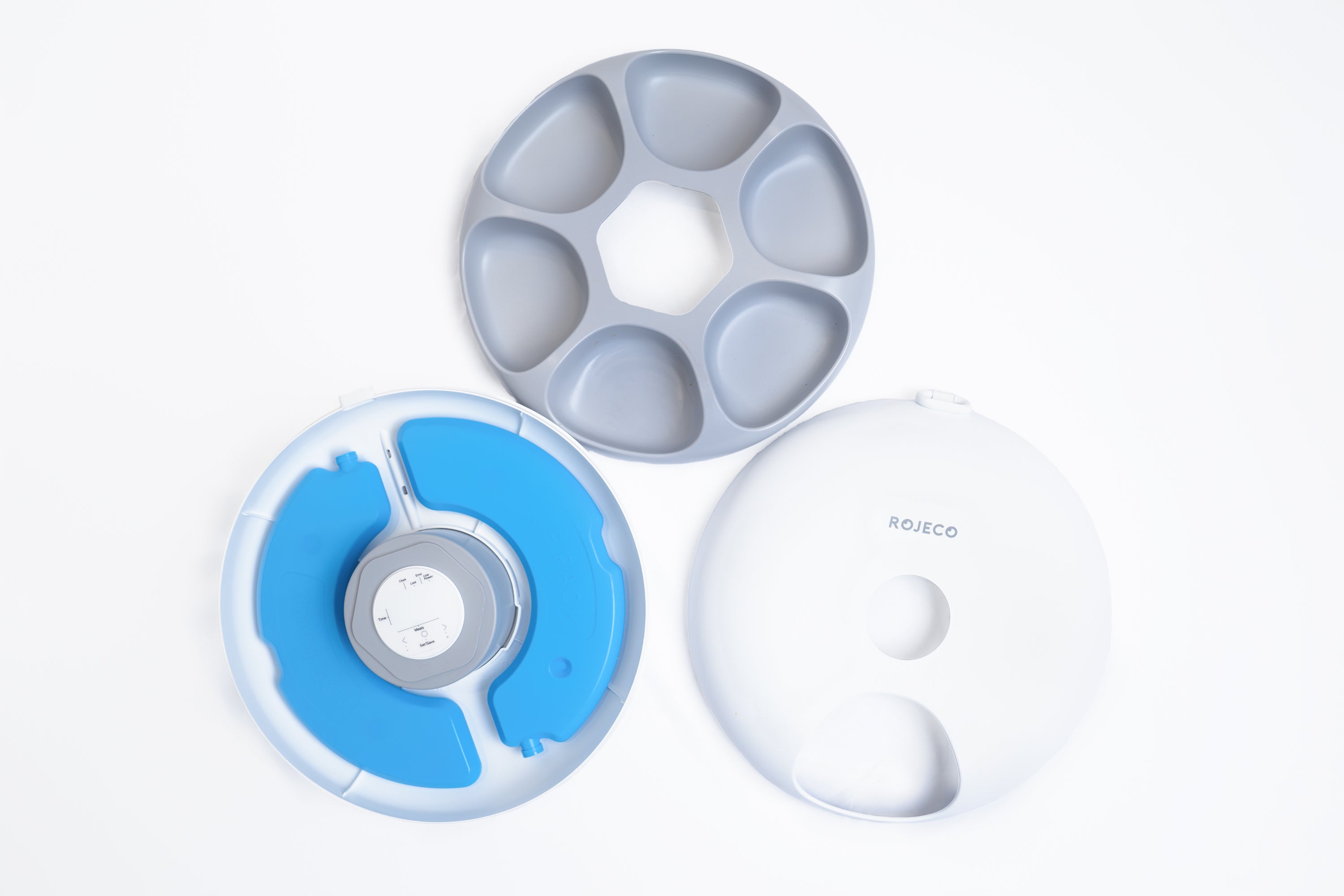 Smart Rotating Cat Feeder - 6 Meal Capacity