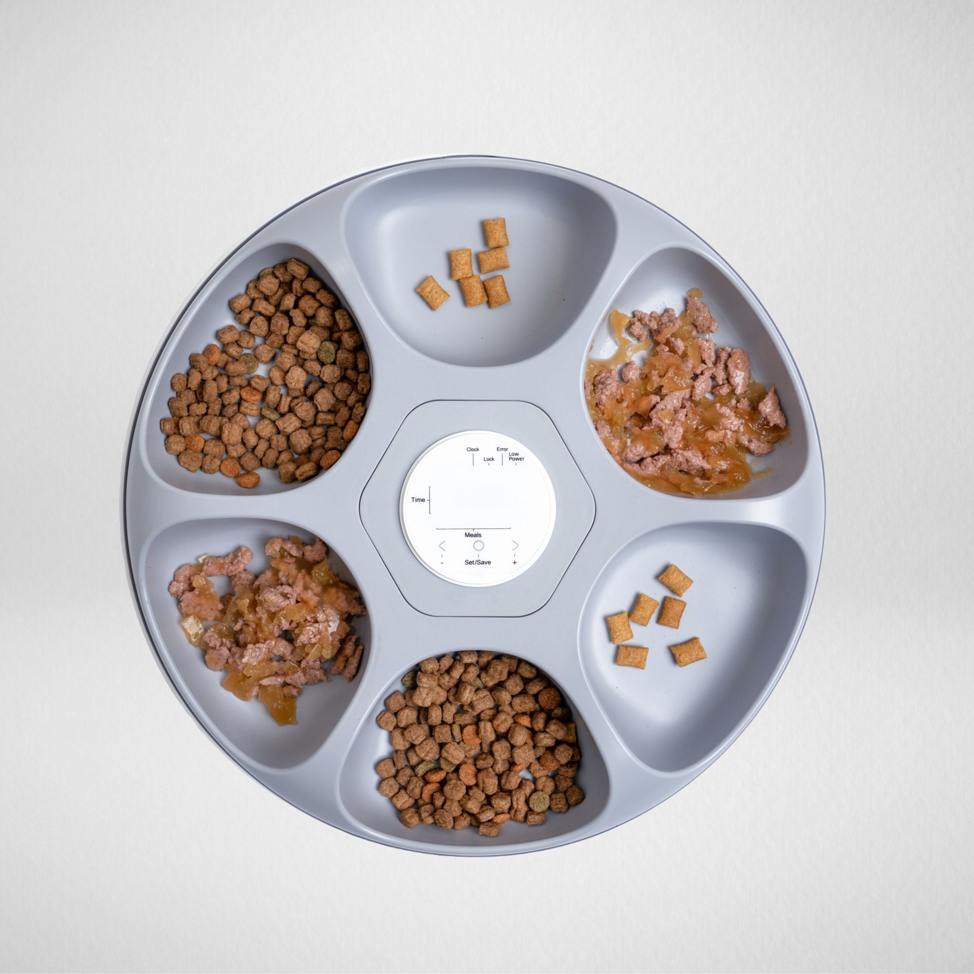 Smart Rotating Cat Feeder - 6 Meal Capacity