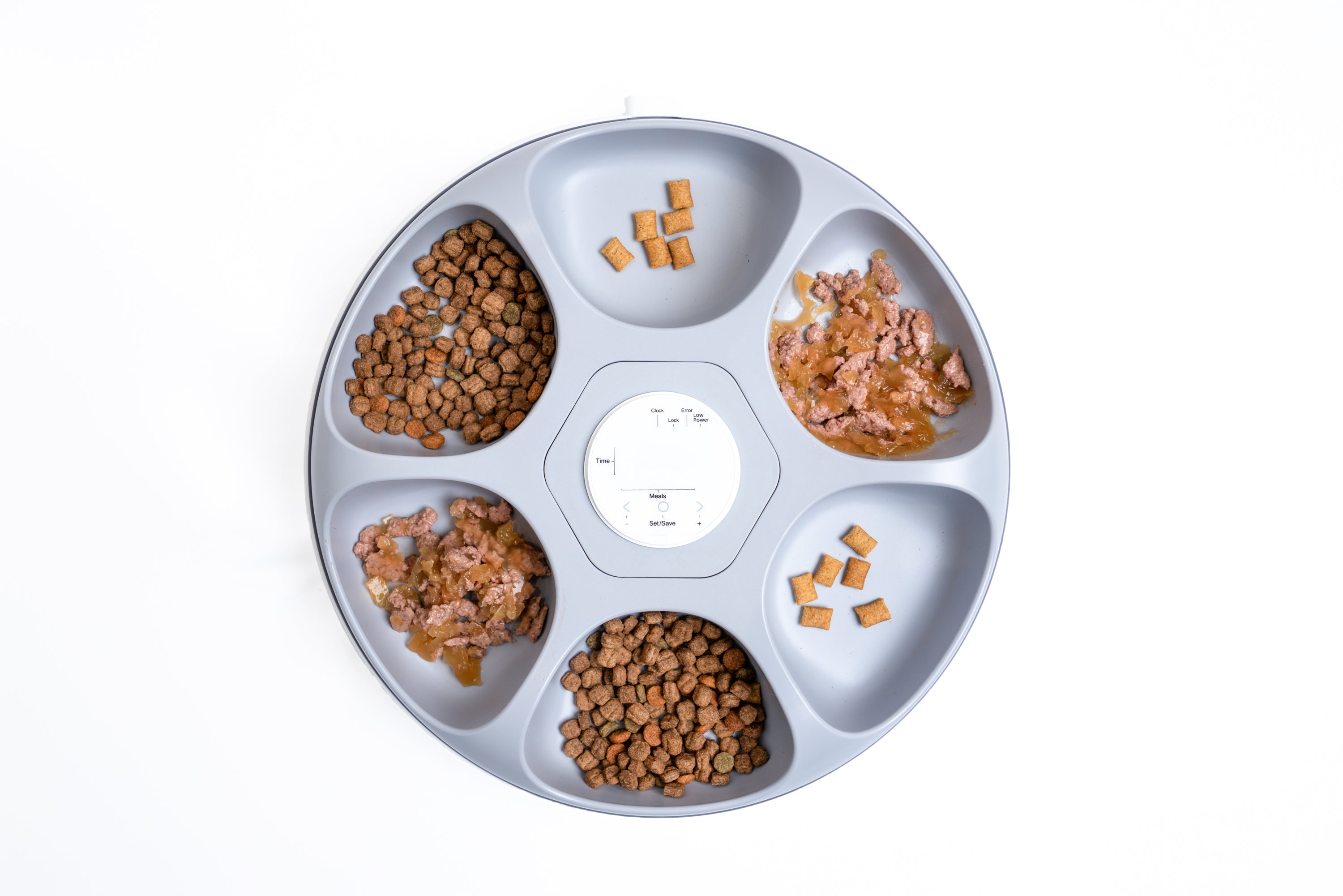 Smart Rotating Cat Feeder - 6 Meal Capacity