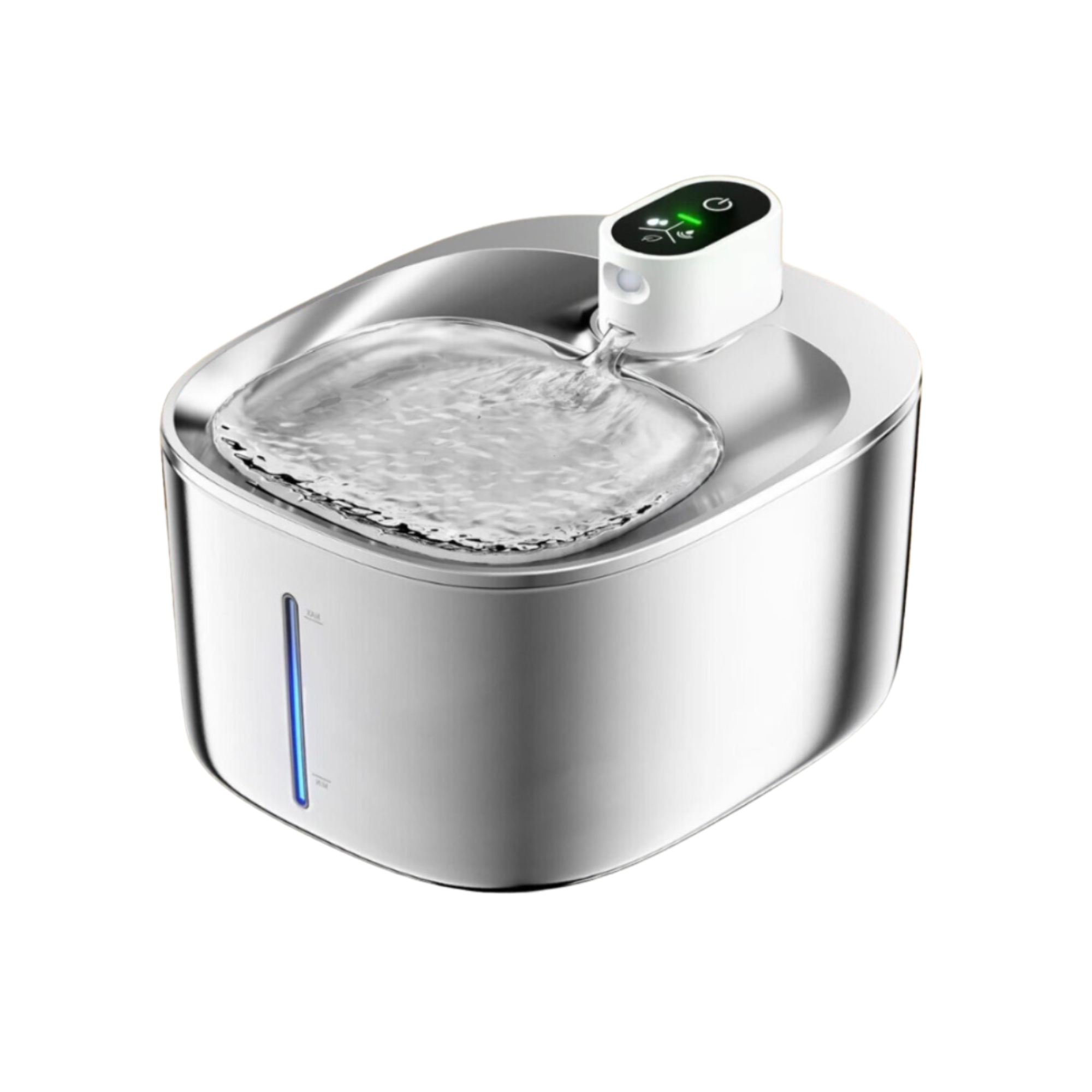 Wireless Cat Fountain with Stainless Steel Bowl | Velvet Paws