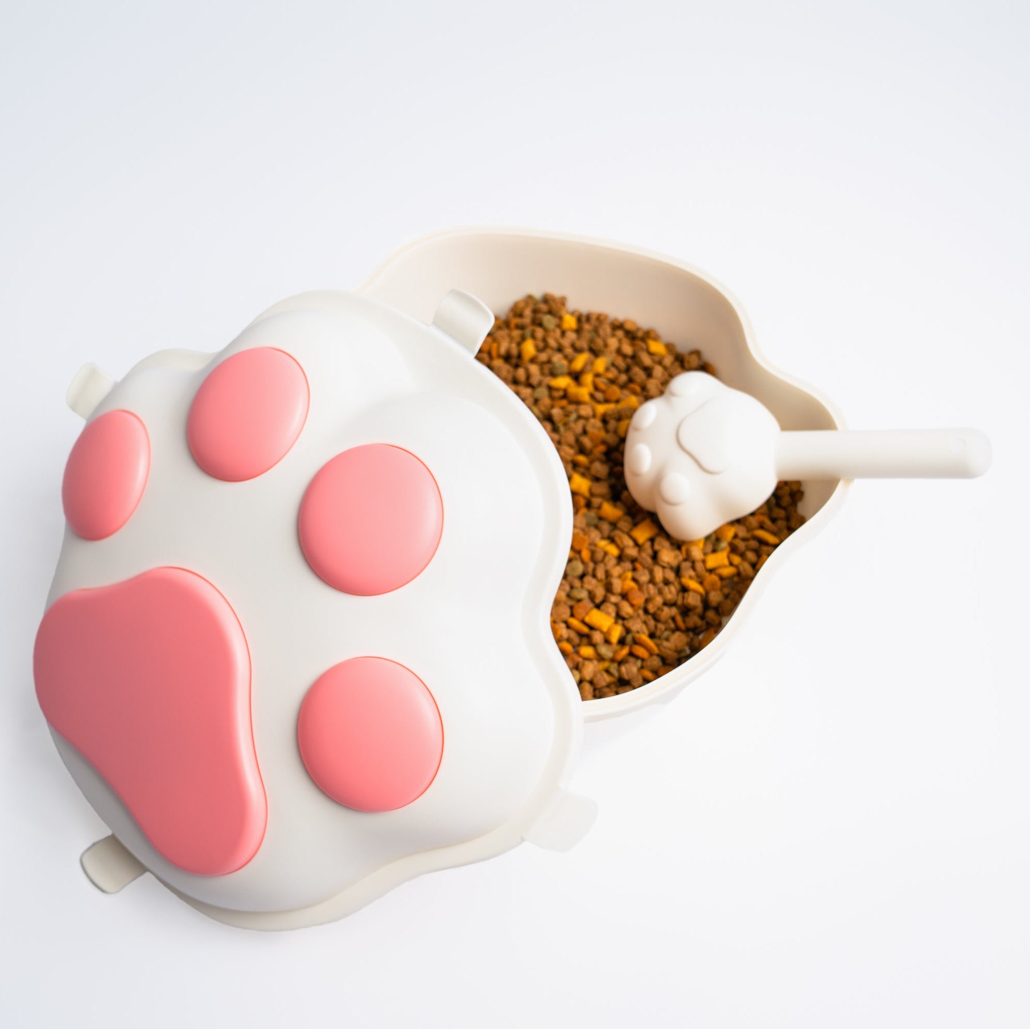 Airtight Cat Food Storage Container with Measuring Scoop