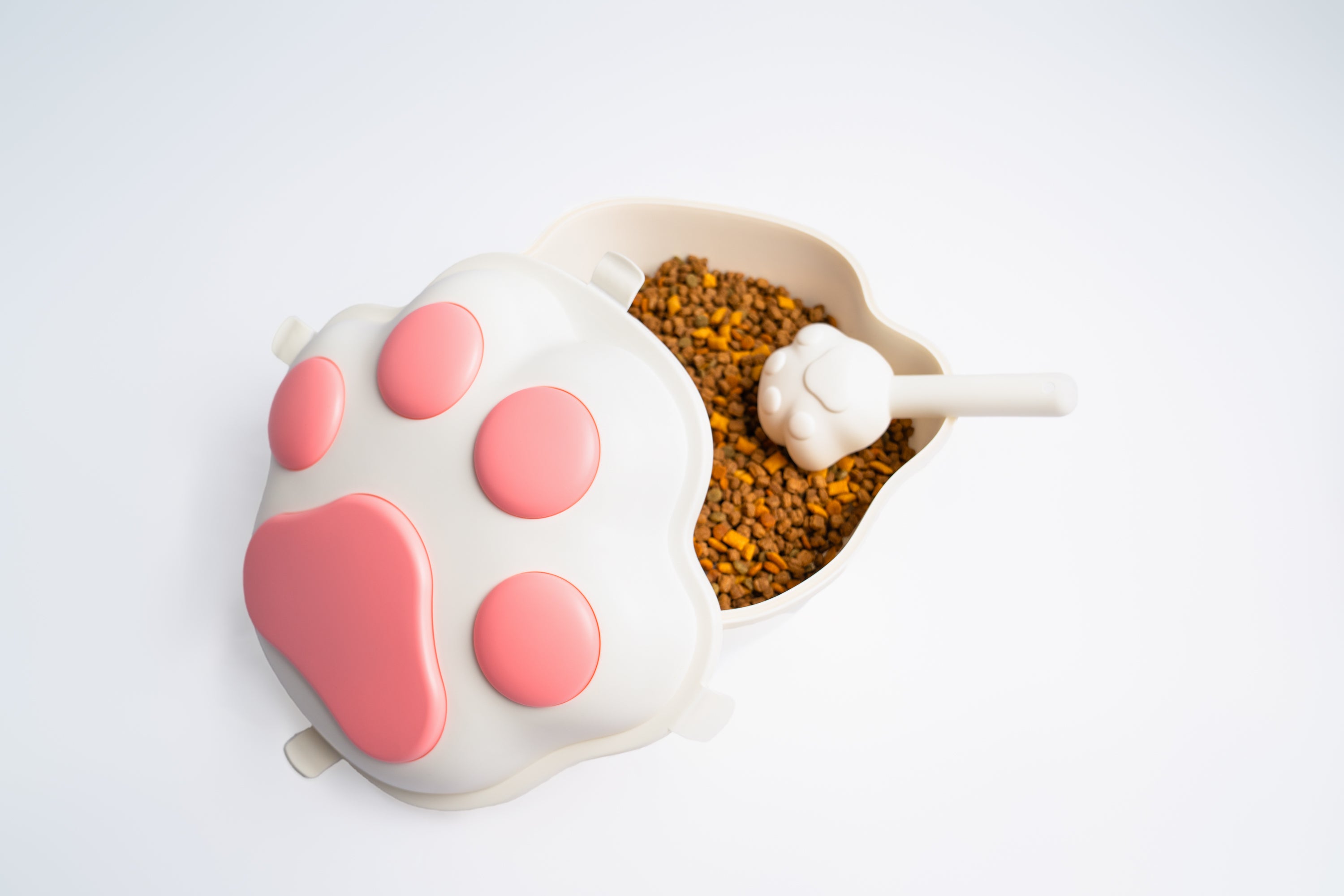 Airtight Cat Food Storage Container with Measuring Scoop